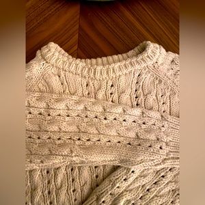 Babaa ribbed cotton sweater No. 32 natural